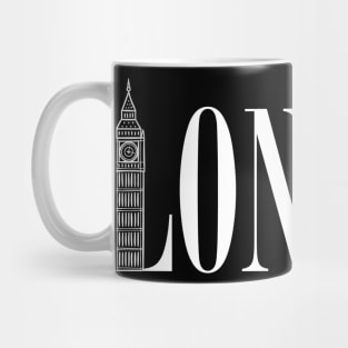 London, England Big Ben Tower Mug